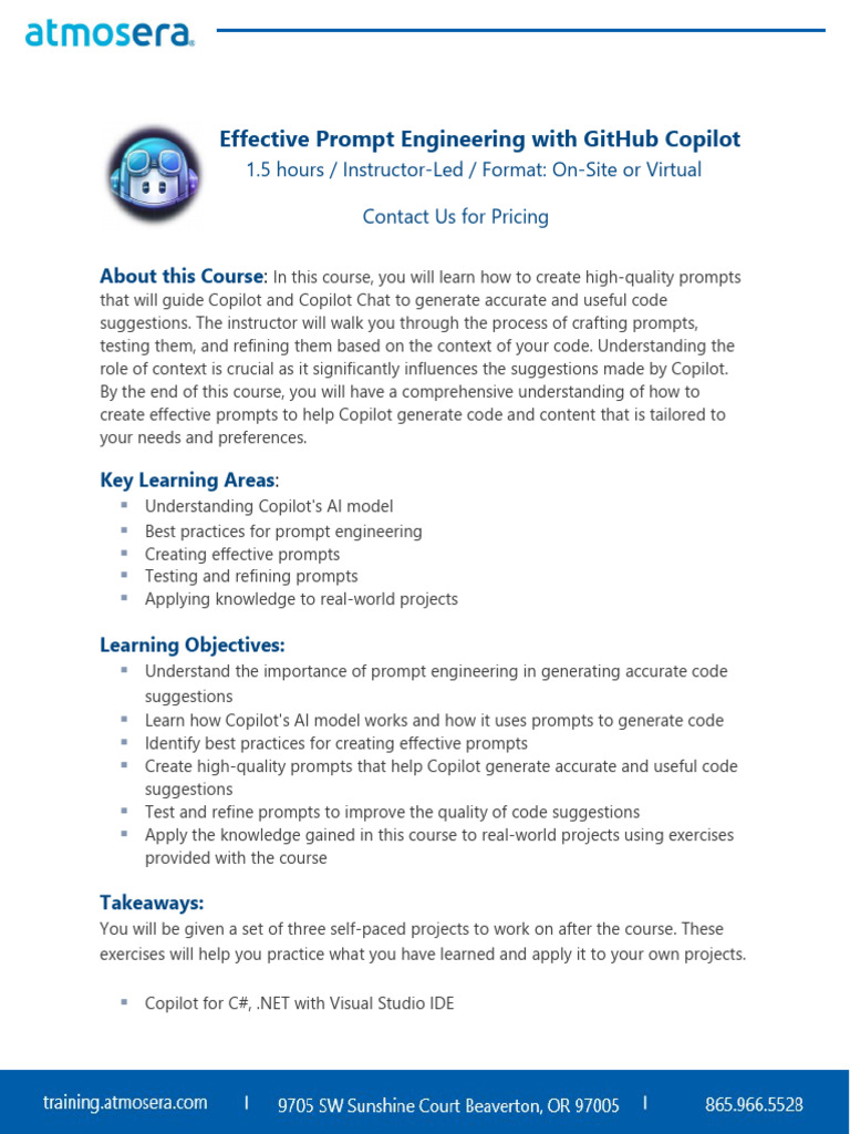 Effective Prompt Engineering for Copilot | PDF | Cognitive Science ...