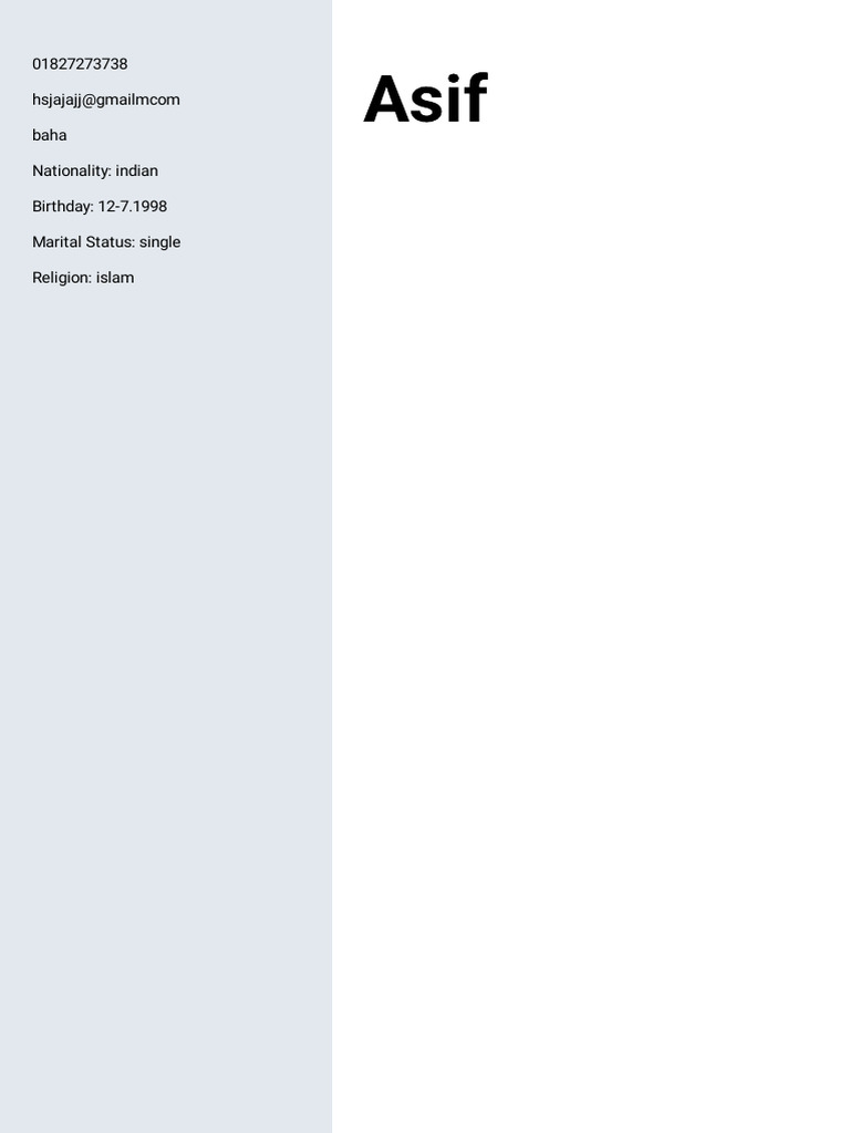 Asiff School | PDF