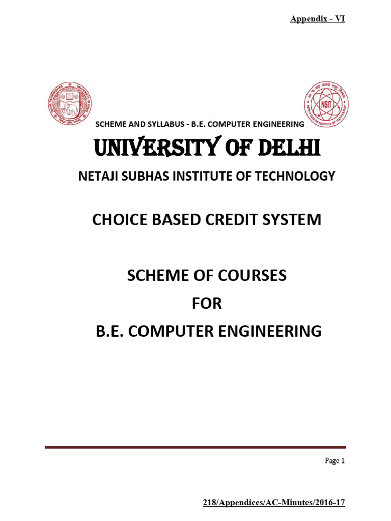 BE Computer Engeneering | PDF | Engineering | Course Credit