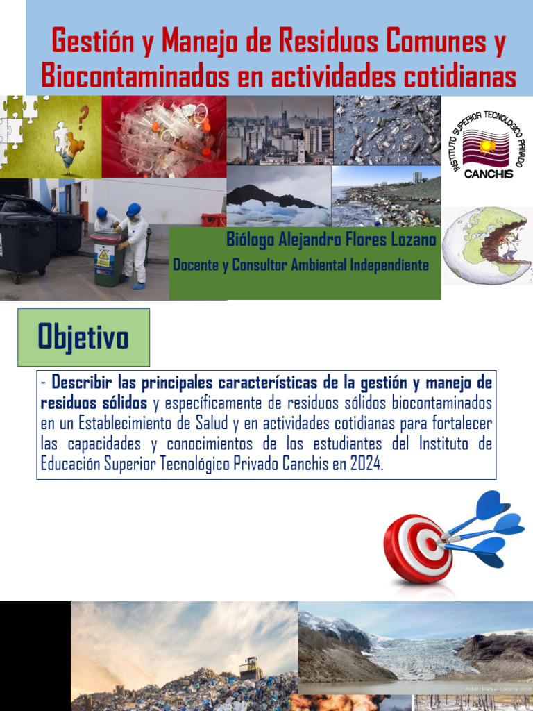 Manejo de Residuos Sólidos y Biocontaminados | PDF | Residuos | Entorno ...
