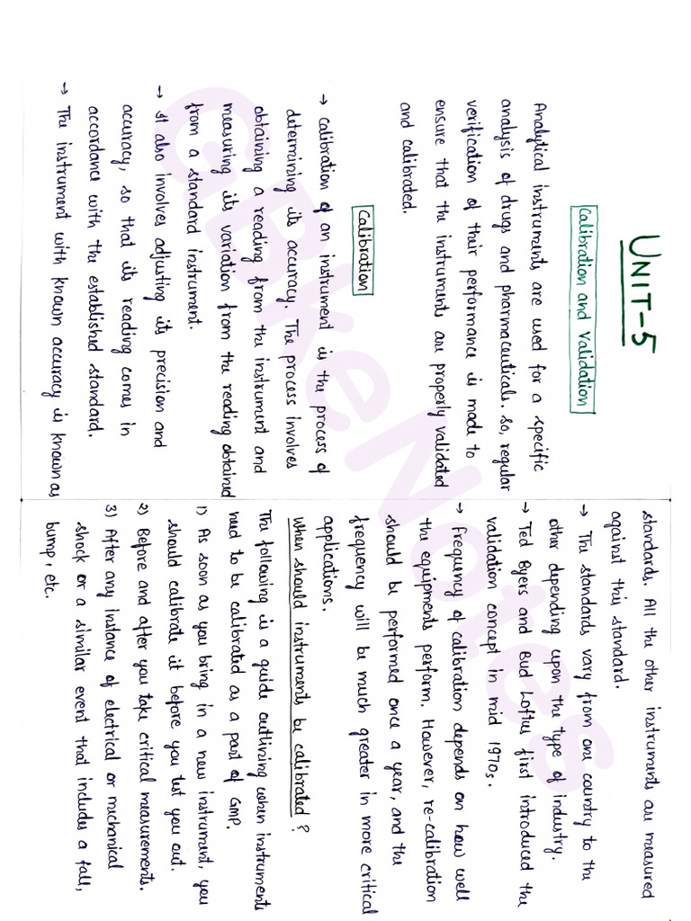Unit 5 Quality Assurance B. Pharmacy 6th Semester GBkeNotes | PDF