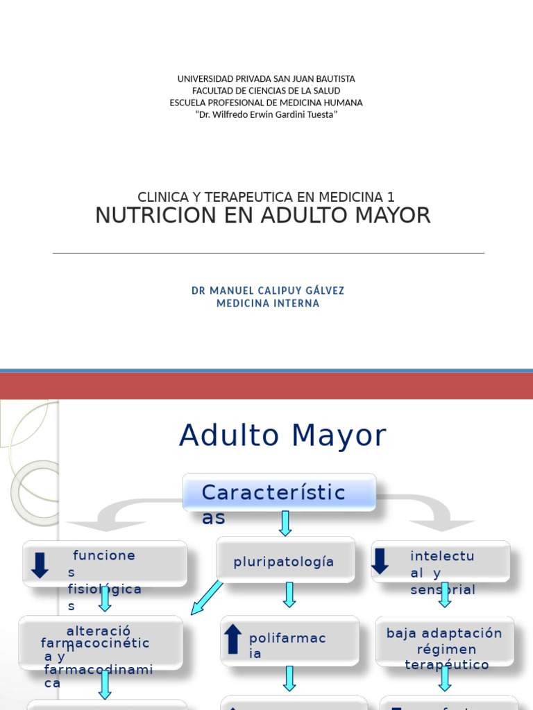Nutrición y Sarcopenia en Adultos Mayores | PDF | Nutrición | Dieta y ...