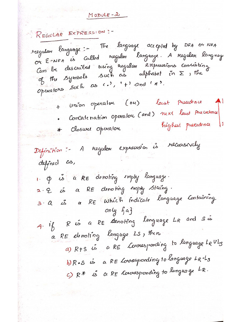 BCS503 - Toc - Module 2 | PDF