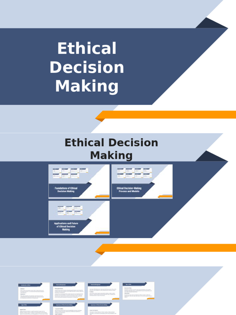Foundations of Ethical Decision Making | PDF | Virtue Ethics | Morality