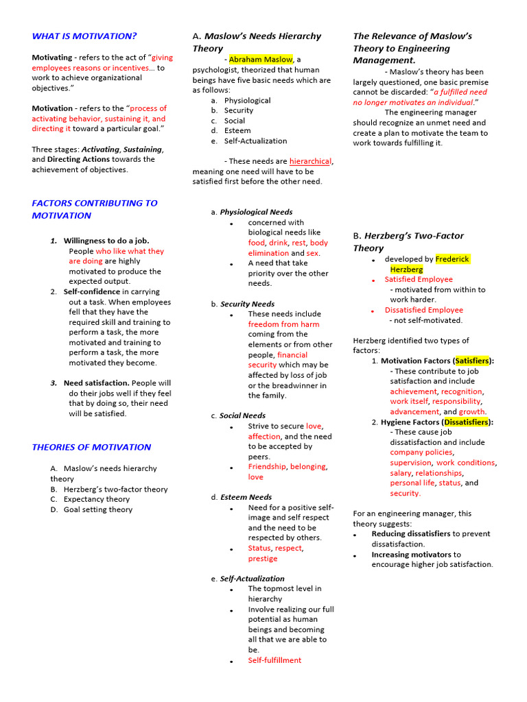Understanding Employee Motivation Factors | PDF | Motivational | Motivation