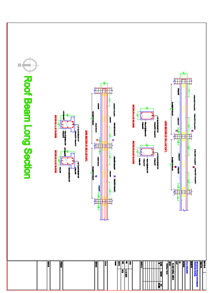 06 - 01 Roof Beam Section | PDF