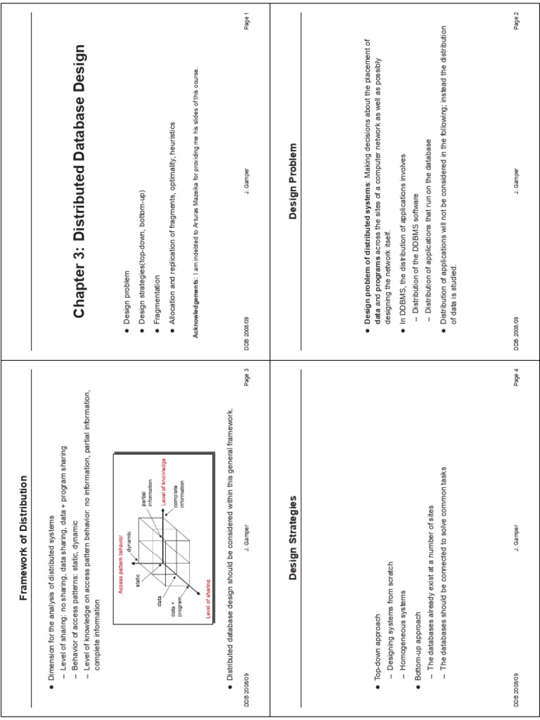 Distributed Database Design Strategies | PDF | Databases | Replication ...