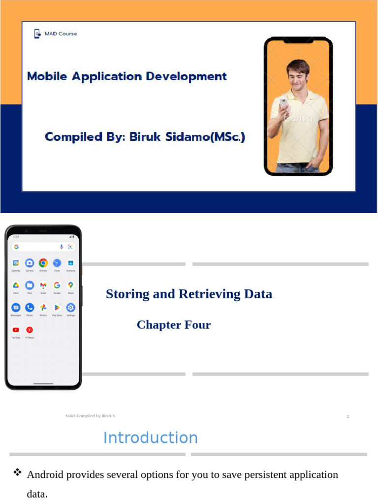 Android Data Storage Options Explained | PDF | Databases | Android ...