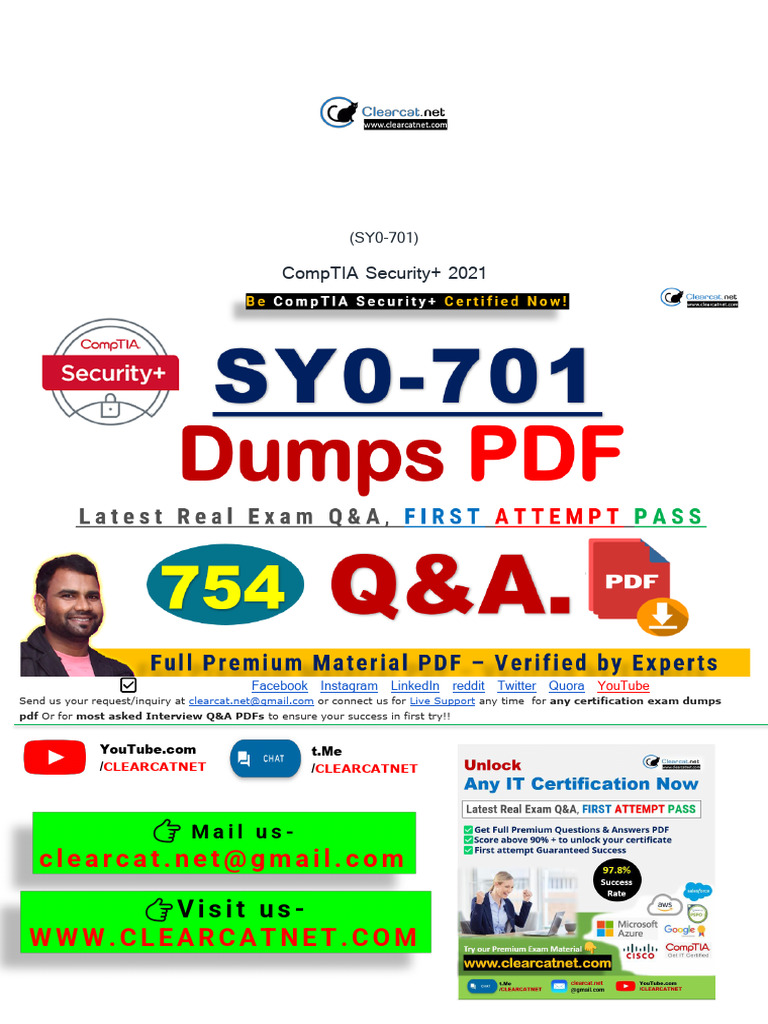 CompTIA Security+ SY0-701 Exam Guide | PDF | Password | Security ...