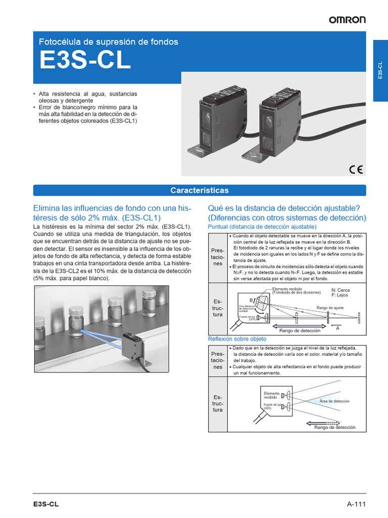 Sensor Foto Esliter E237 Es2 02a X+e3s CL | PDF | Óptica