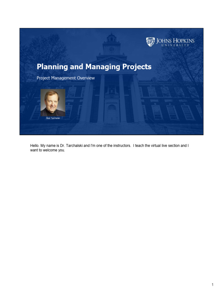 Project Management Fundamentals Guide | PDF | Project Management | Concept