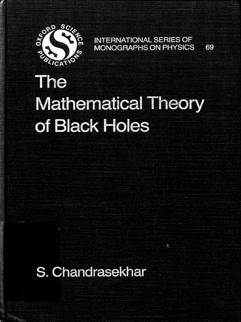 S Chandrasekhar The Mathematical Theory | PDF