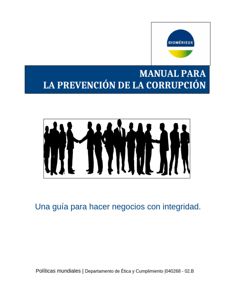 Manual para La Prevencion de La Corrupcion | PDF | Corrupción política ...