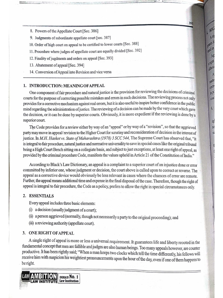 Appeals reference and revision ambition s note pdf
