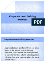 Corporate Team Building Exercises