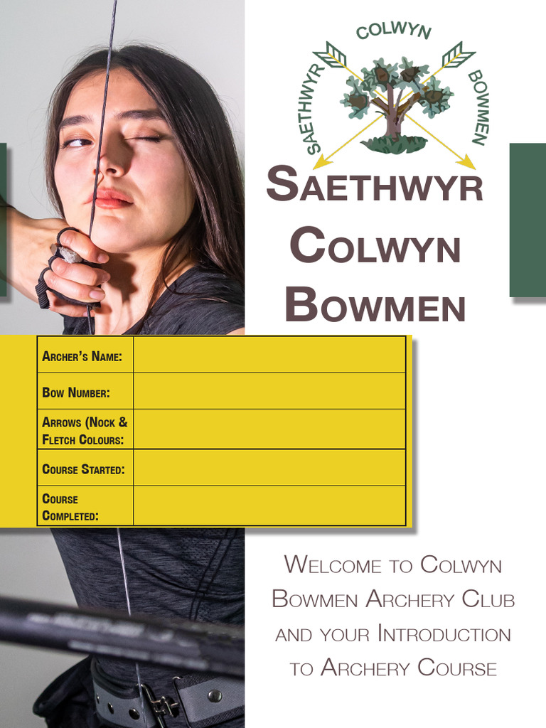 Introduction to Archery Course Guide | PDF | Archery | Arrow