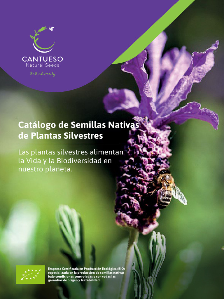 2024 Catalogo de Semillas Nativas de Plantas Silvestres Cantueso ...