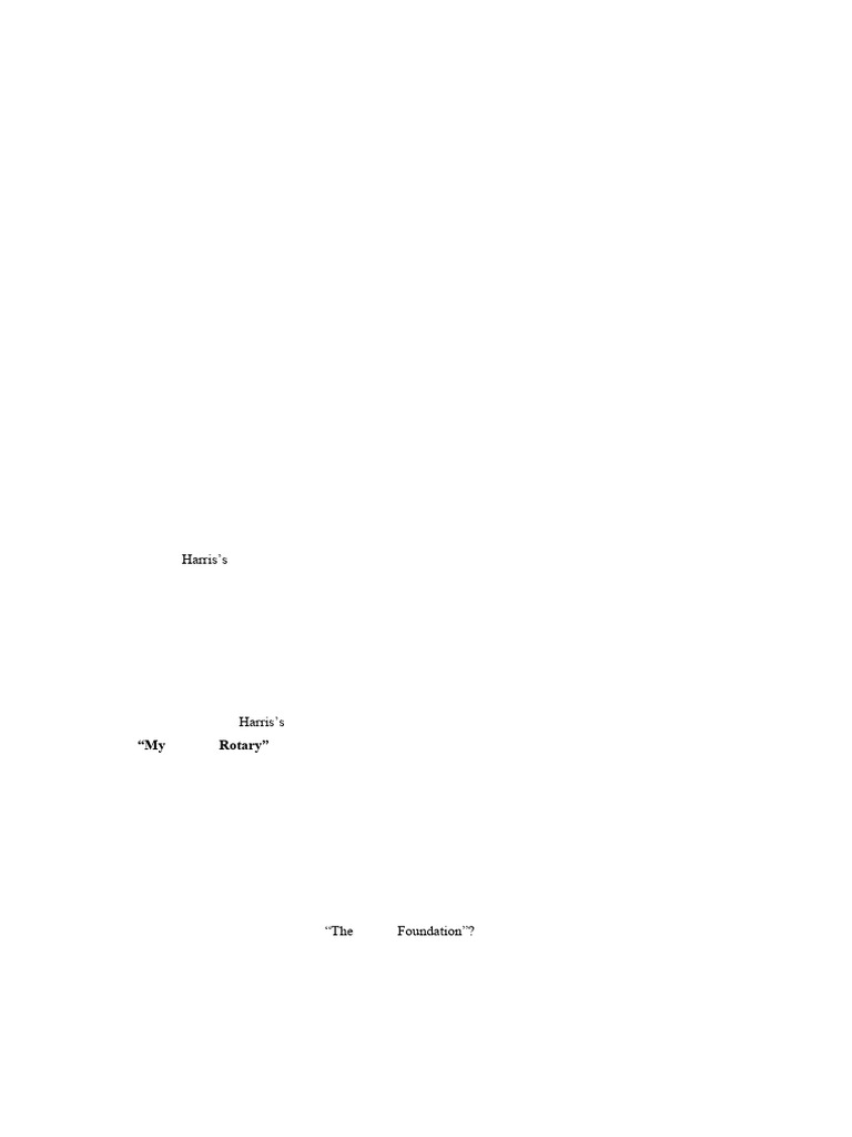 Rotary Quiz Model Questions 2024-25 | PDF