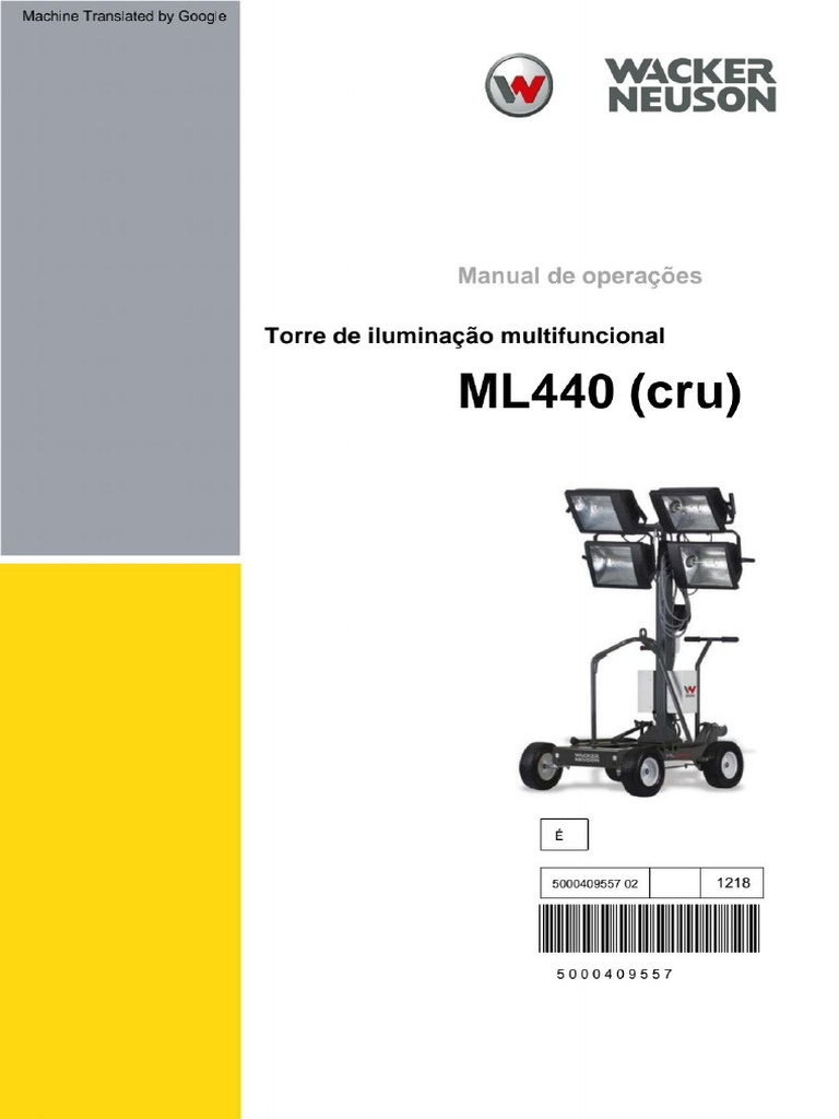 Torre de Iluminação Walcker ML440 | PDF