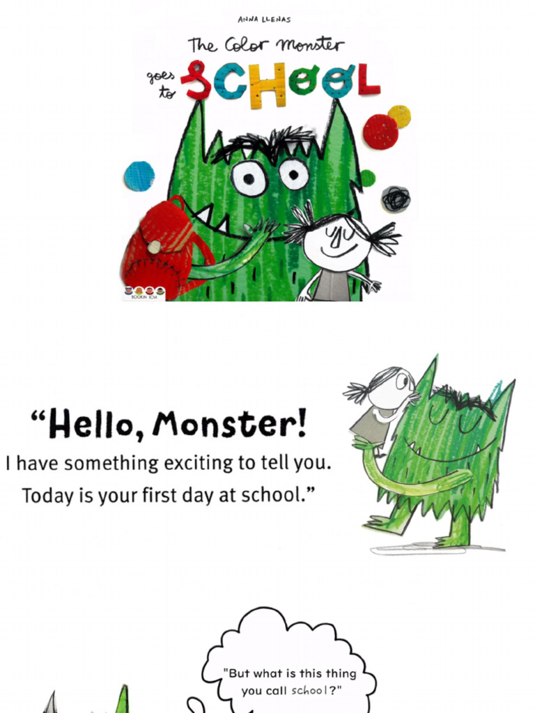 専用　英語絵本　the color monster goes to school The Color Monster Goes To School Original English Picture