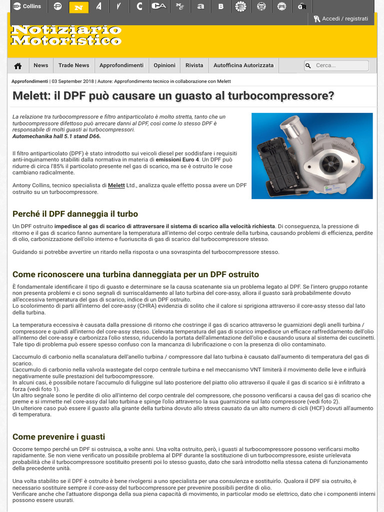 Turbo DPF | PDF