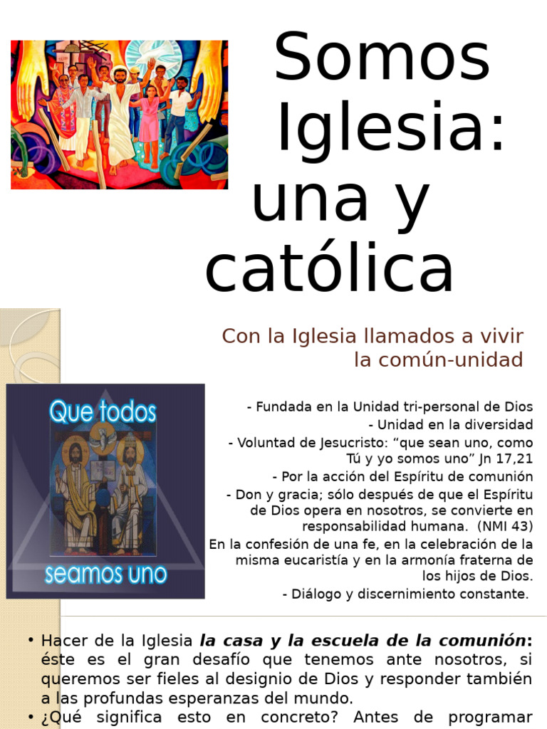 Espiritualidad de la Comunión en la Iglesia | PDF | eucaristía ...