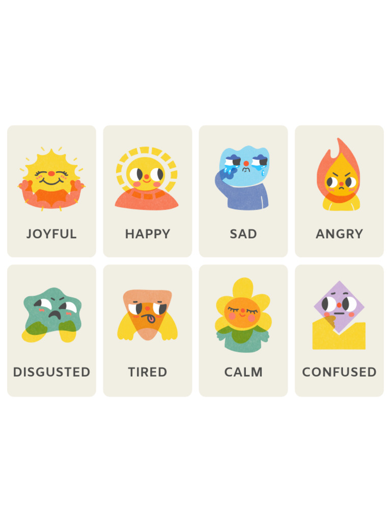 Emotions and Moods List | PDF
