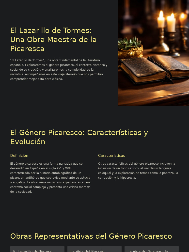 El Lazarillo de Tormes | PDF