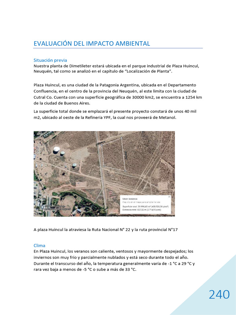Evaluación de Impacto Ambiental en Neuquén | PDF | Residuos | Agua