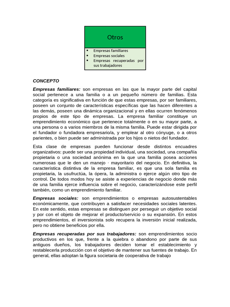 Empresas Familiares y Sociales: Claves | PDF | Business | Iniciativa ...