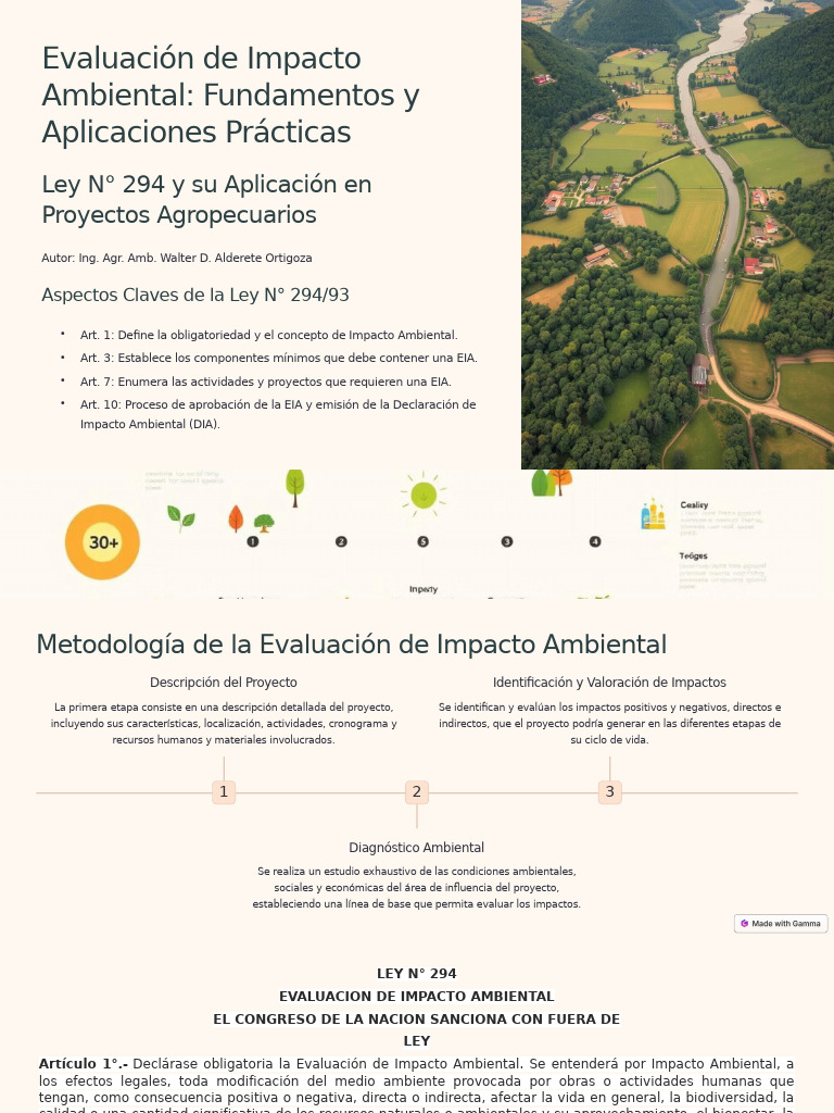 Evaluación de Impacto Ambiental Fundamentos y Aplicaciones-Practicas ...