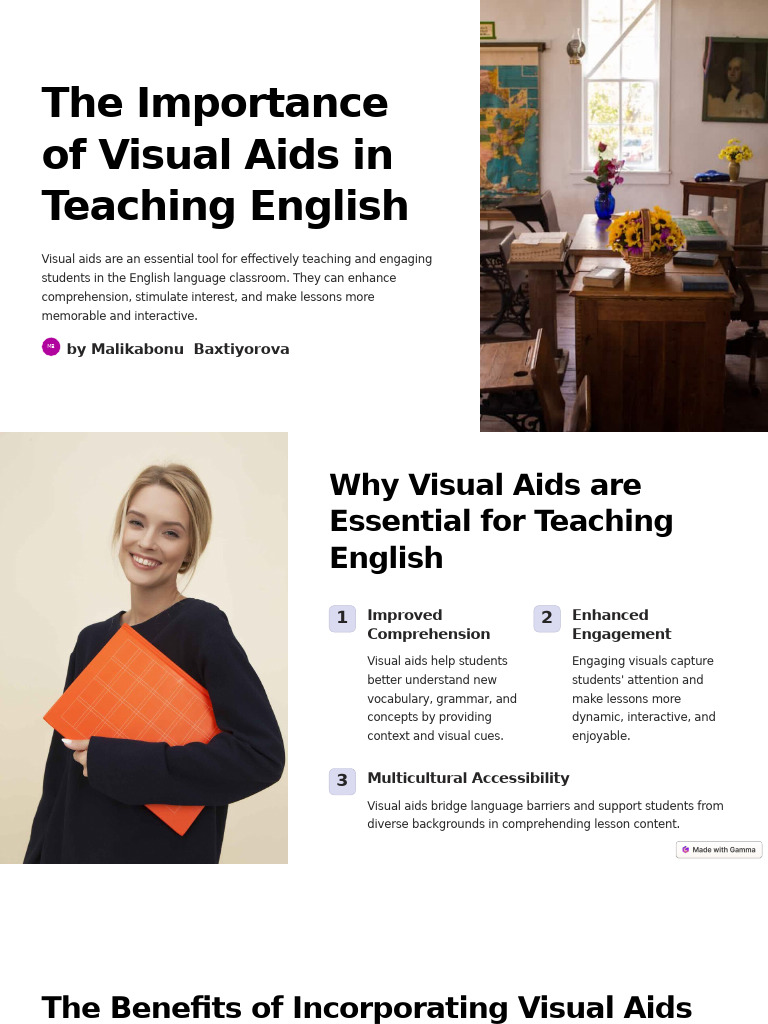 The Importance Of Visual Aids In Teaching English Pdf Learning
