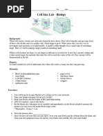 Agar Diffusion Experiment Method | PDF | Diffusion | Volume