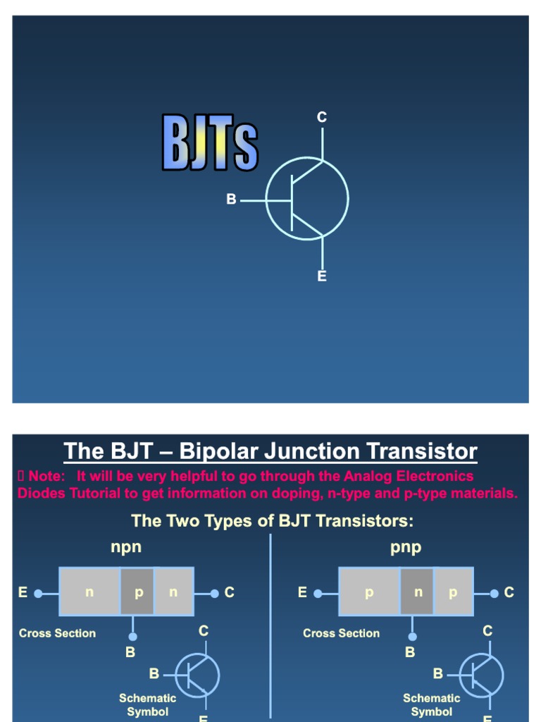 Bjts | PDF | Bipolar Junction Transistor | Electronic Engineering