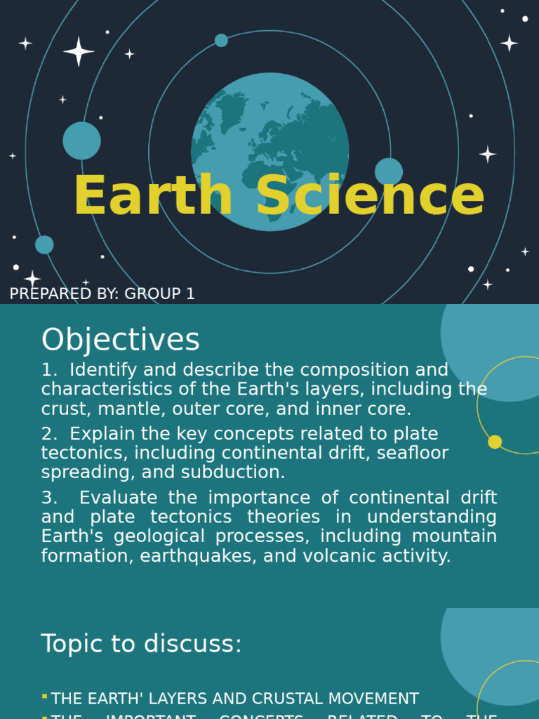 Earth Sciences. Group 1 Final 1 | PDF | Plate Tectonics | Earth Sciences