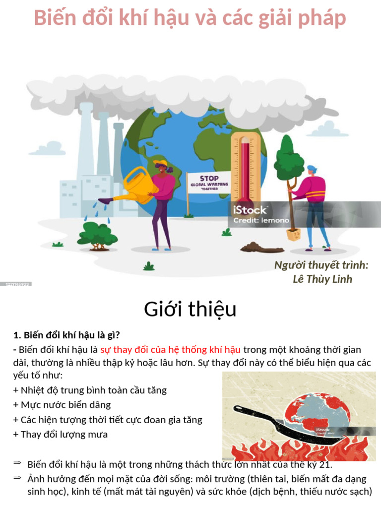 Bien Doi Khi Hau Va Giai Phap | PDF