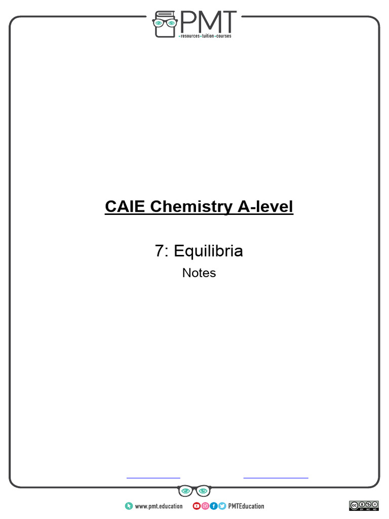 Equilibria | PDF | Chemical Equilibrium | Acid