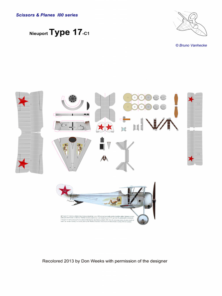 Nieuport 17 Scissors and Planes | PDF