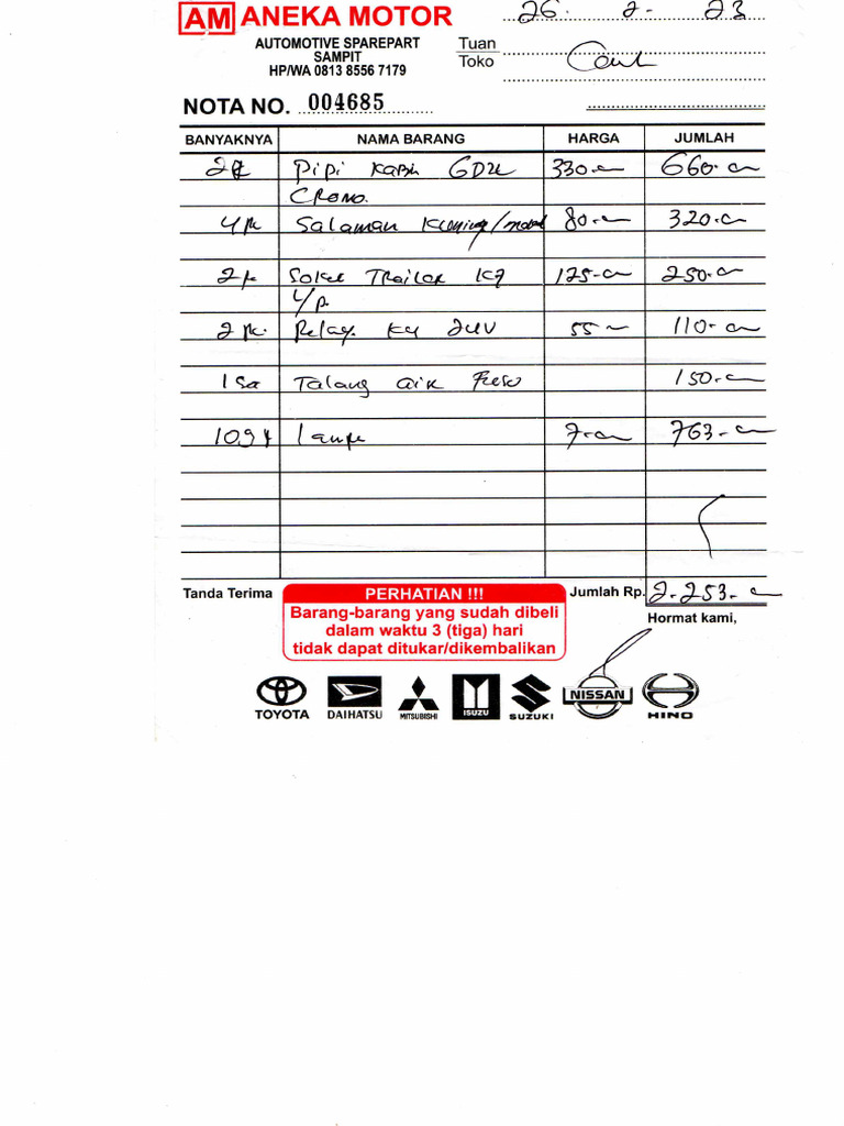 Aneka Motor | PDF