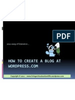 How To Set Up A Wordpress Blog