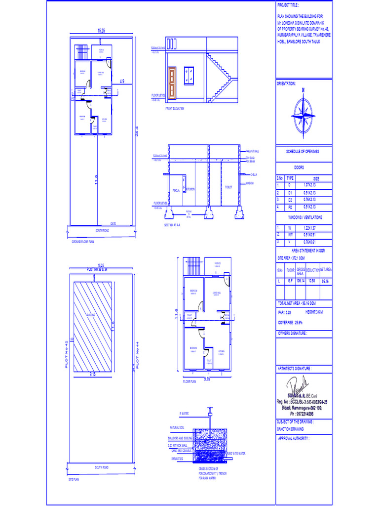 Sanction drawingDrawing1 Model PDF Buildings And Structures