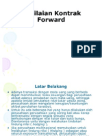 Penilaian Kontrak Forward