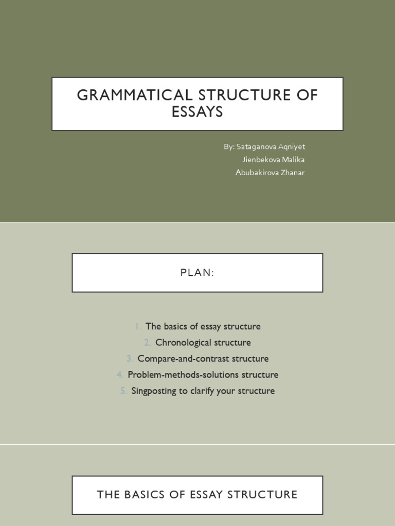 Essay Structure: Key Approaches Explained | PDF | Essays | Argument