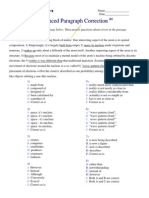 Advanced Paragraph Correction 8