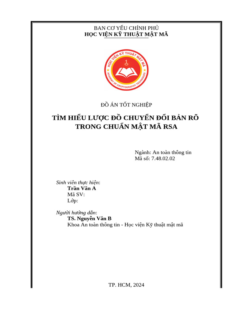 Trình Bày ĐATN | PDF