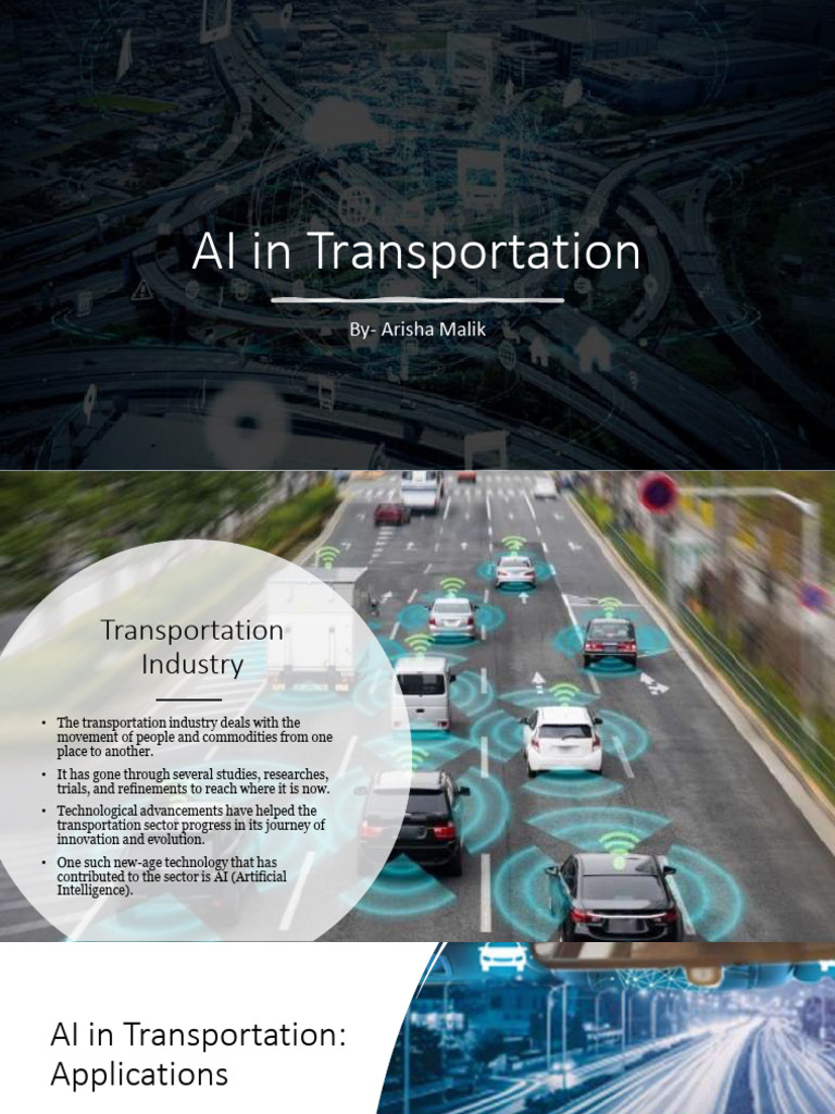 AI in Transportation | PDF | Transport | Artificial Intelligence