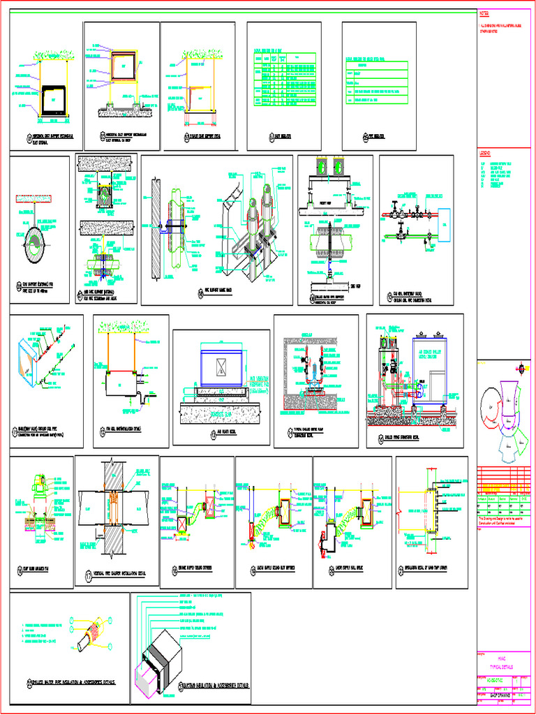 HVAC Shop Drawing Details | PDF | Infographics | Engineering