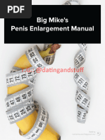 Big Mikes Penis Enlargement Manual | PDF | Copyright | Masturbation