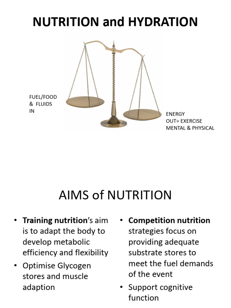 Nutrition and Hydration for Athletes | PDF | Glycogen | Dehydration