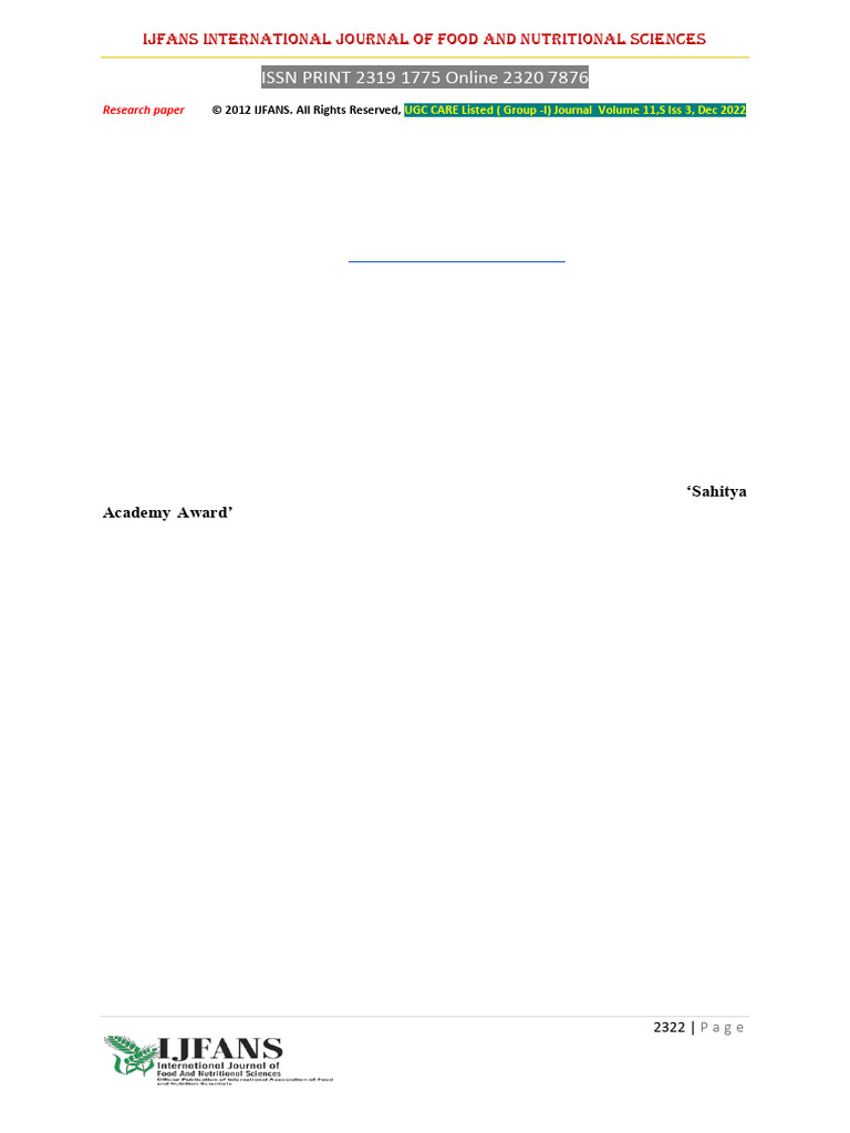 Gender Discrimination in Mahesh Dattani's Play: ISSN PRINT 2319 1775 ...